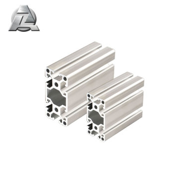 Perfil de extrusão de alumínio de corte cnc 40x80